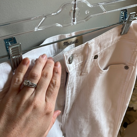 New without tags Madewell white wash denim jeans - Picture 6 of 10